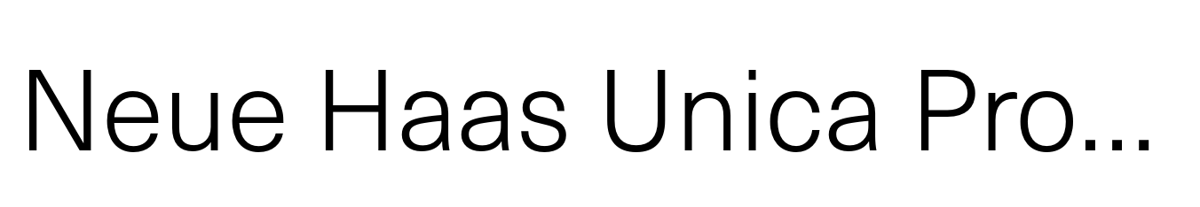 Neue Haas Unica Pro Light